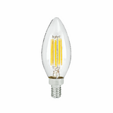 LED Candelabra Filament Bulb – 5.5W, 2700K, 500 Lumens – UL Listed, Energy Star Approved Lighting